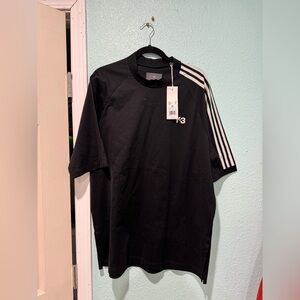 Y-3 SHORT SLEEVE TEE 3-STRIPES NWT